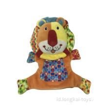 Boneka Tangan Singa Merah